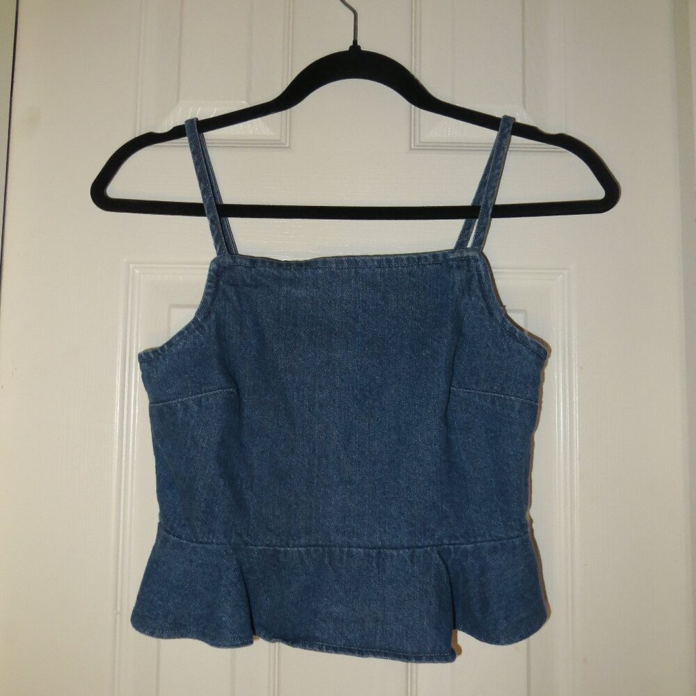 American Eagle Denim Crop Top